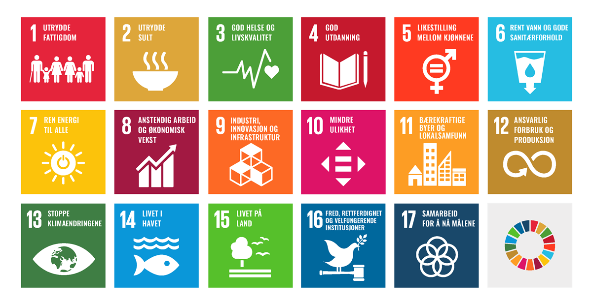 Bilde av Logo FN bærekraftmål - Klikk for stort bilde